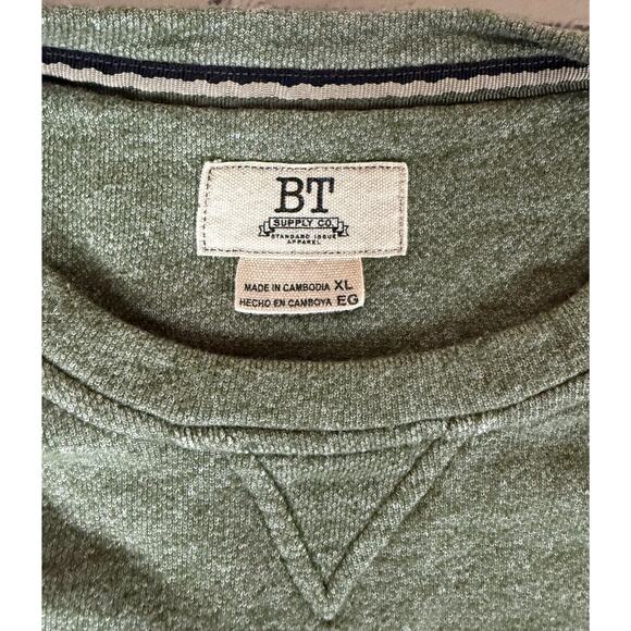 BT Supply Co.  Green Round Neck Long Sleeve Pullover Sweatshirt Size XL casual - Picture 6 of 6